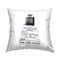 Stupell Industries Chic Glam Designer Brands Stacked Perfume Bottle Throw Pillow, 18" x 18"